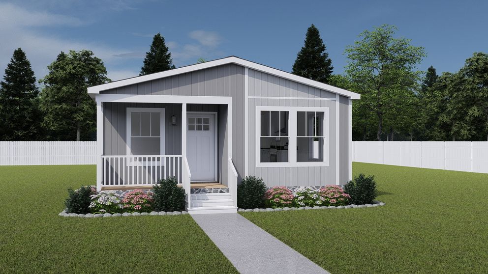 The WHOLE LOTTA LOVE Exterior. This Manufactured Mobile Home features 3 bedrooms and 2 baths.