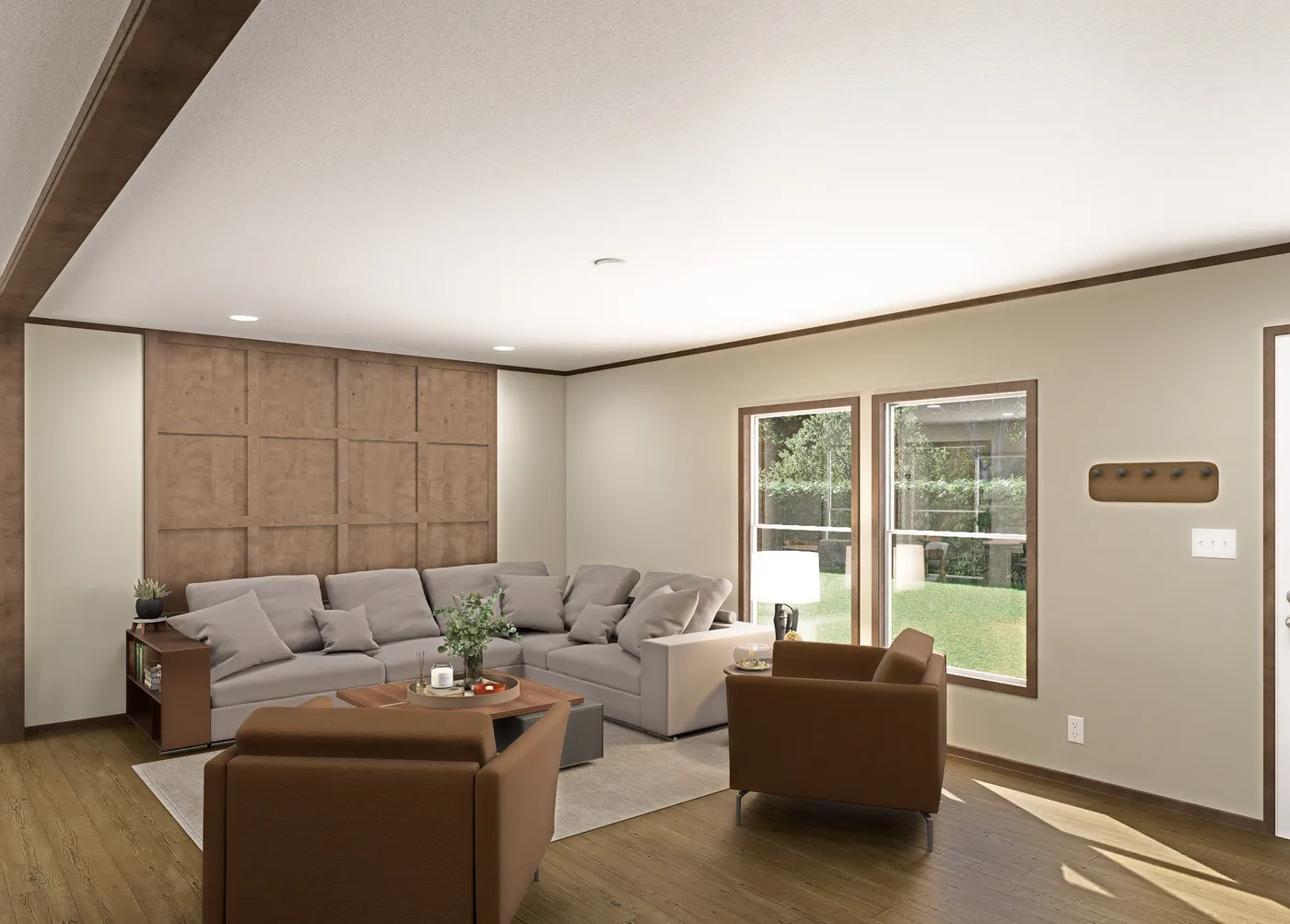 The CROCKETT Exterior. This Manufactured Mobile Home features 3 bedrooms and 2 baths.