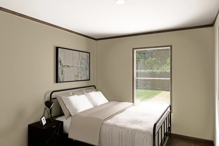 The BOONE Exterior. This Manufactured Mobile Home features 4 bedrooms and 2 baths.