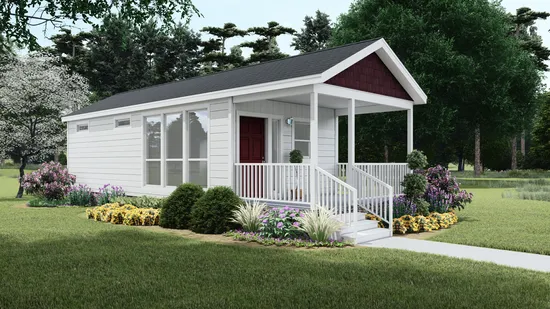 The CASITA                   DREAM Exterior. This Manufactured Mobile Home features 1 bedroom and 1 bath.
