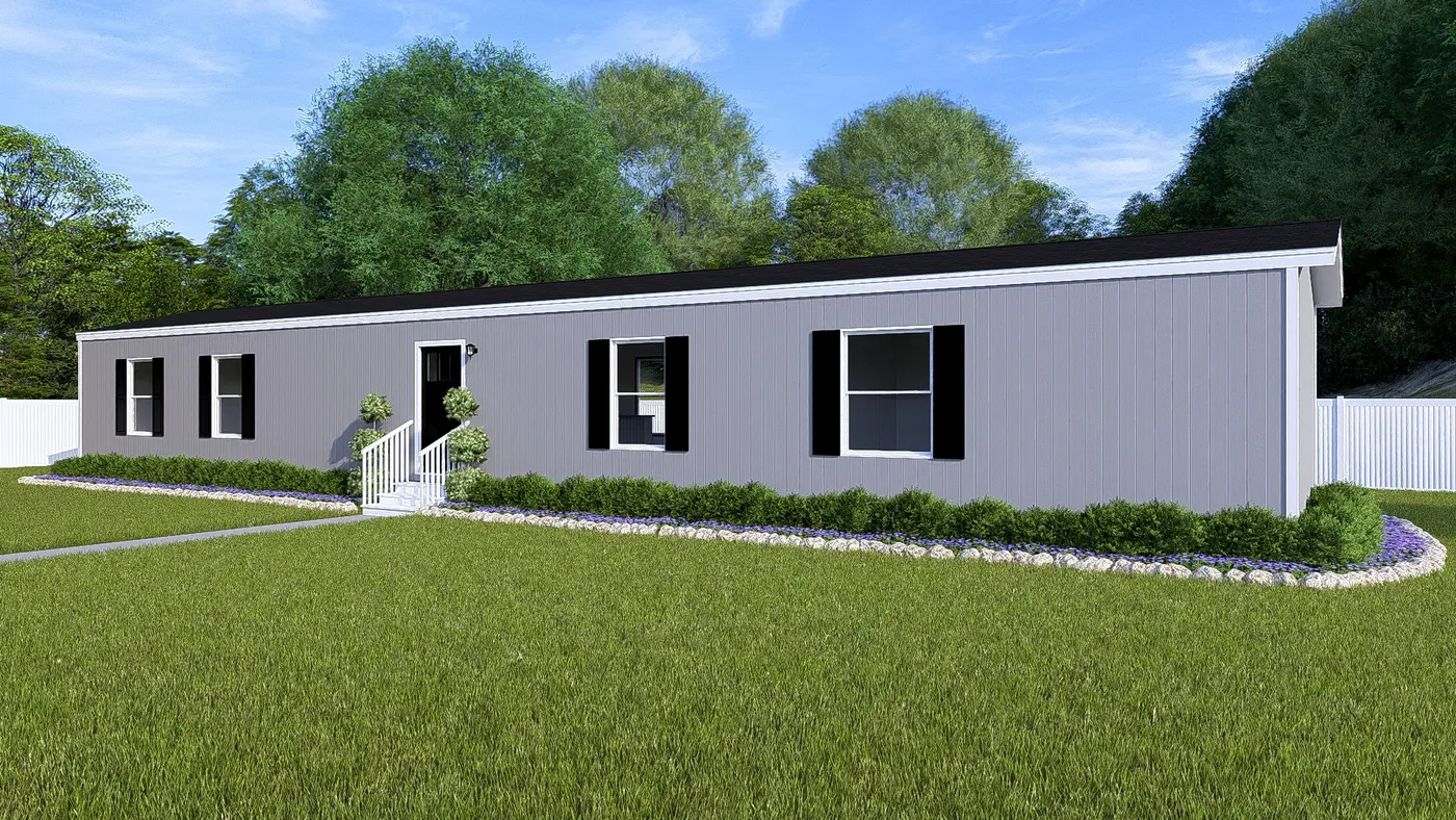 The BALANCE Exterior in Flint. This Manufactured Mobile Home features 3 bedrooms and 2 baths.