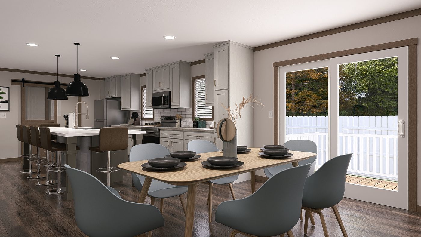 The ISABELLA ELITE Exterior. This Manufactured Mobile Home features 3 bedrooms and 2 baths.