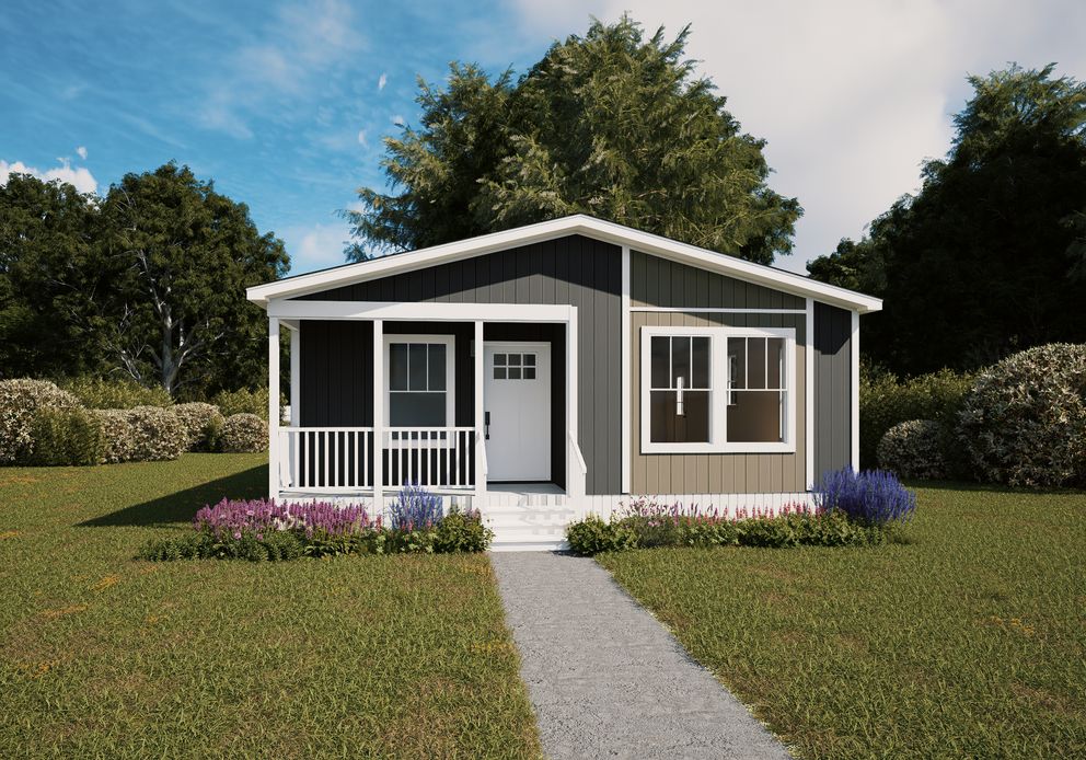 The CHORD Exterior. This Manufactured Mobile Home features 3 bedrooms and 2 baths.
