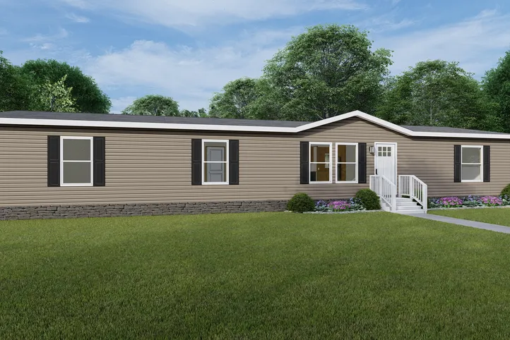 The MOROCCO Exterior. This Manufactured Mobile Home features 4 bedrooms and 2 baths.