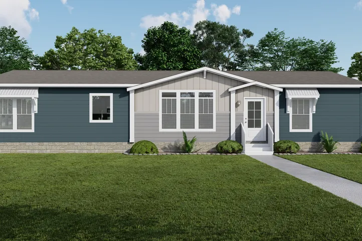 The THE VAIL Exterior. This Manufactured Mobile Home features 3 bedrooms and 2 baths.
