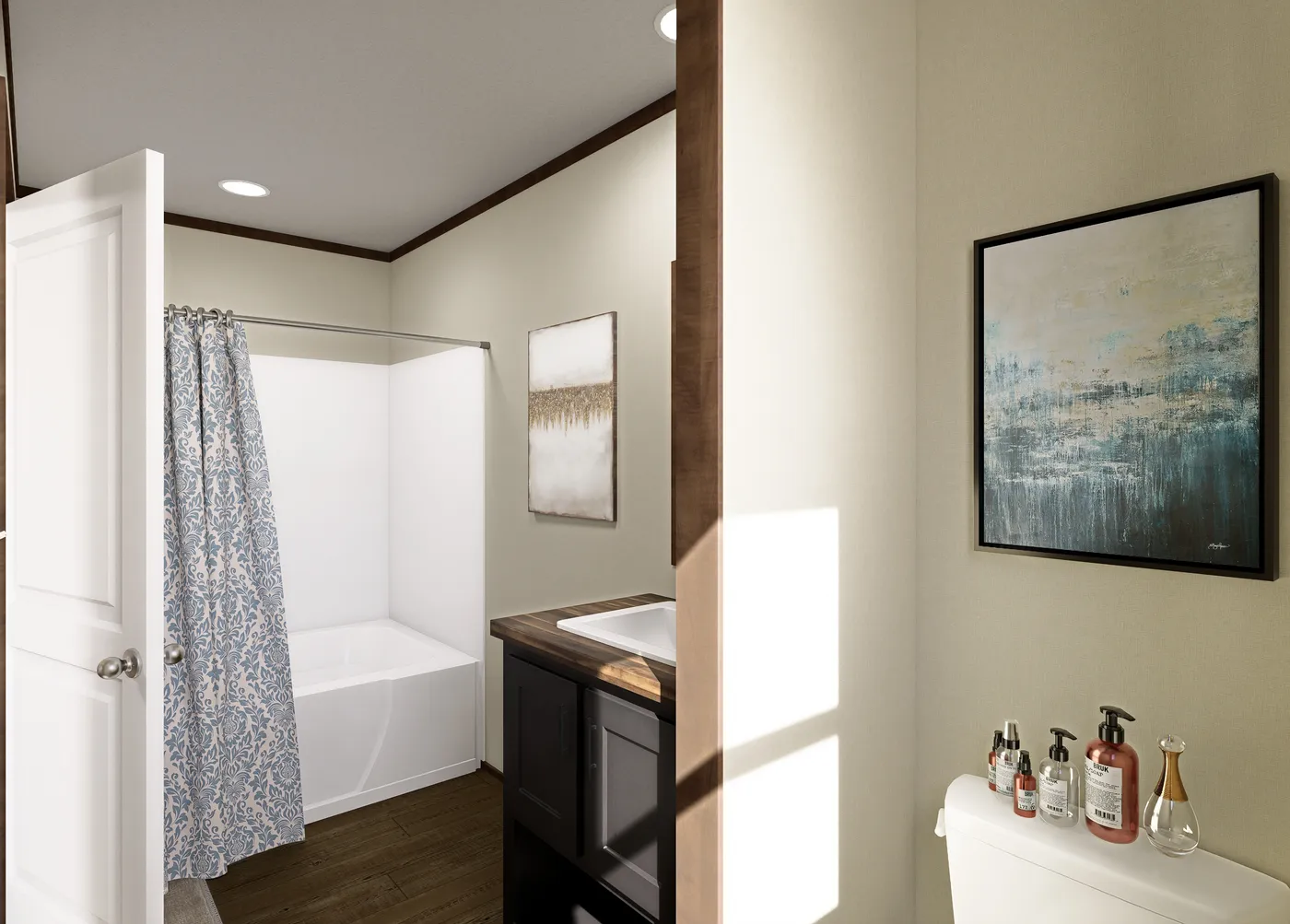 The DIAS Exterior. This Manufactured Mobile Home features 3 bedrooms and 2 baths.
