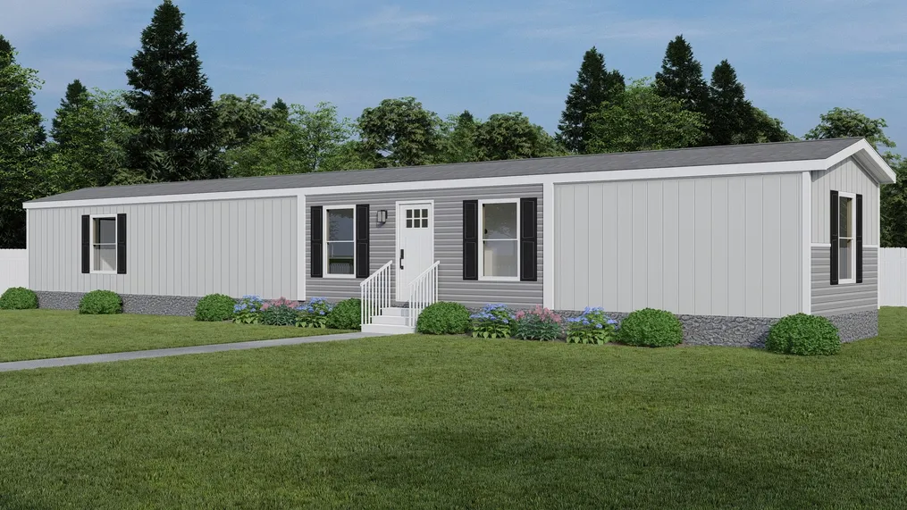 The ERIKSON 8014-1476 Exterior. This Manufactured Mobile Home features 3 bedrooms and 2 baths.