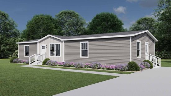 Clay - The LOVELY DAY Exterior. This Manufactured Mobile Home features 4 bedrooms and 2 baths.