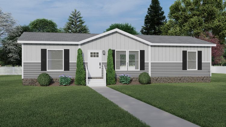 The DESOTO 4828-1148 Exterior. This Manufactured Mobile Home features 3 bedrooms and 2 baths.