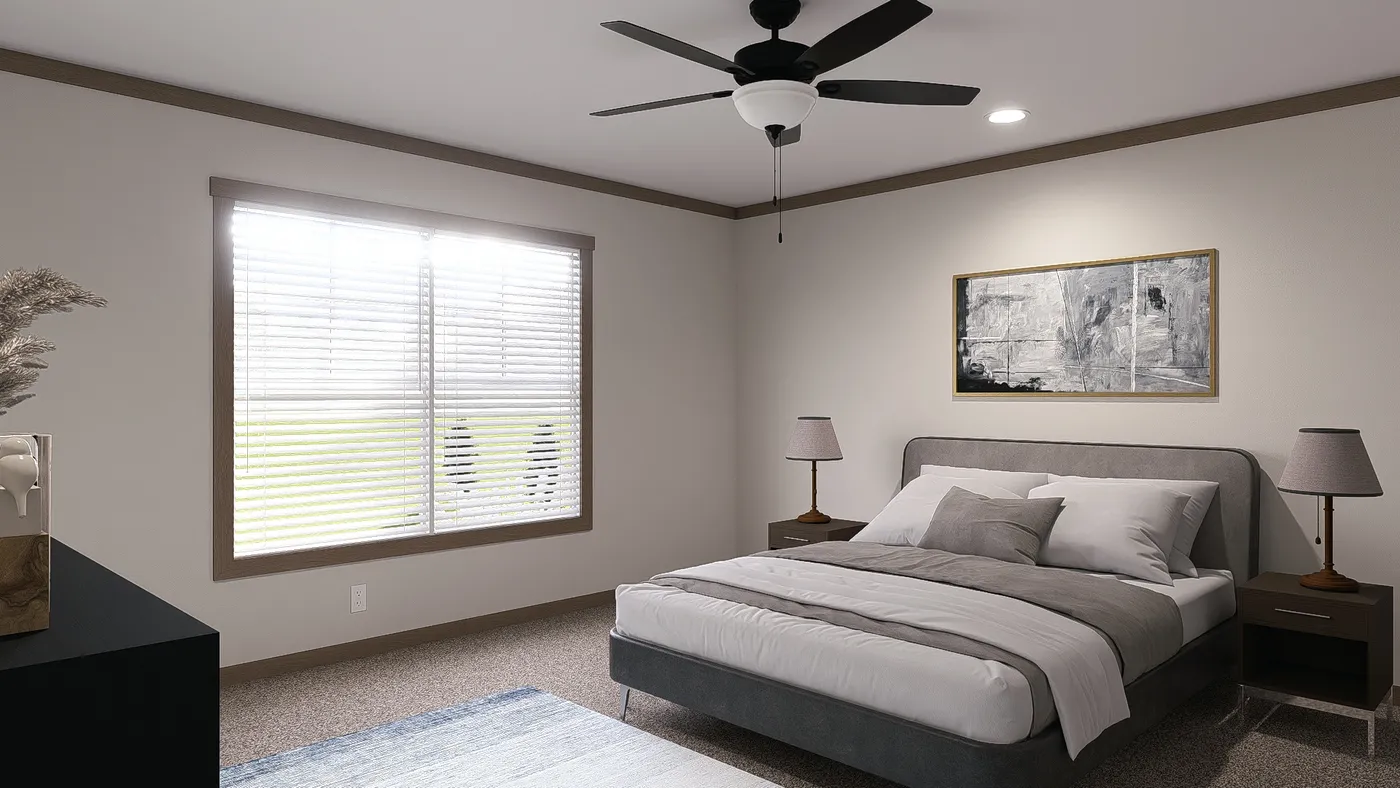 The FARM 4 FLEX ELITE Exterior. This Manufactured Mobile Home features 4 bedrooms and 3 baths.