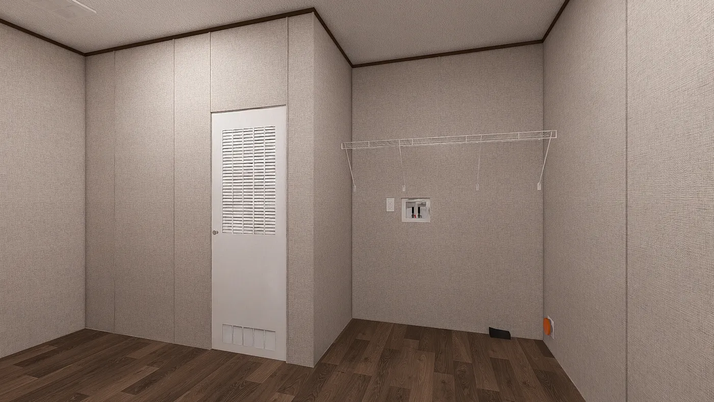 The REDWOOD Exterior. This Manufactured Mobile Home features 5 bedrooms and 3 baths.