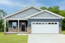 The BELMONT Exterior. This CrossMod Home features 3 bedrooms and 2 baths.