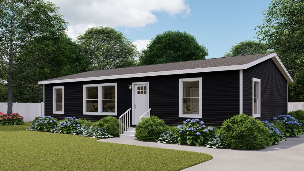 The 4428-E781 THE PULSE Exterior. This Manufactured Mobile Home features 3 bedrooms and 2 baths.