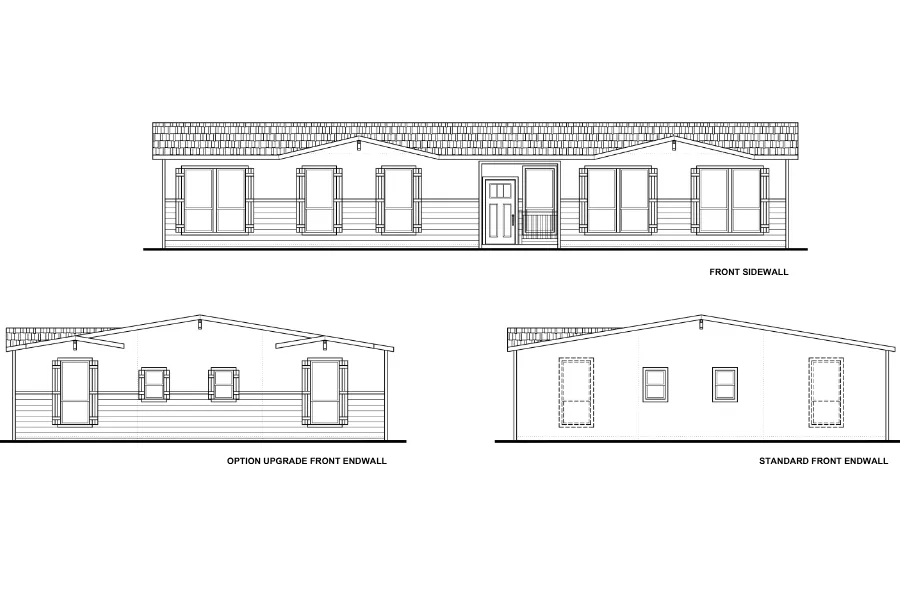 The SUBLIME Exterior. This Manufactured Mobile Home features 4 bedrooms and 2.5 baths.