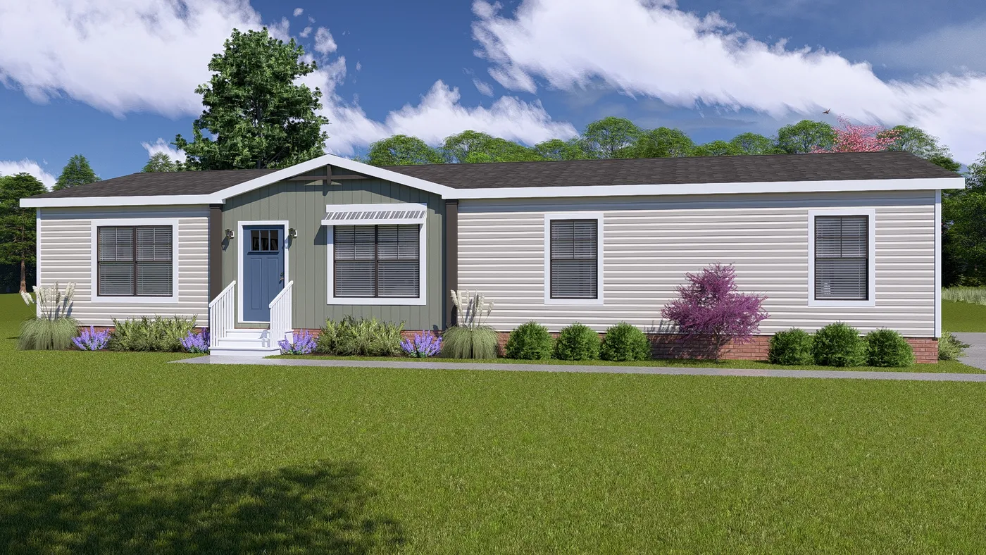 The ISABELLA Exterior. This Manufactured Mobile Home features 3 bedrooms and 2 baths.
