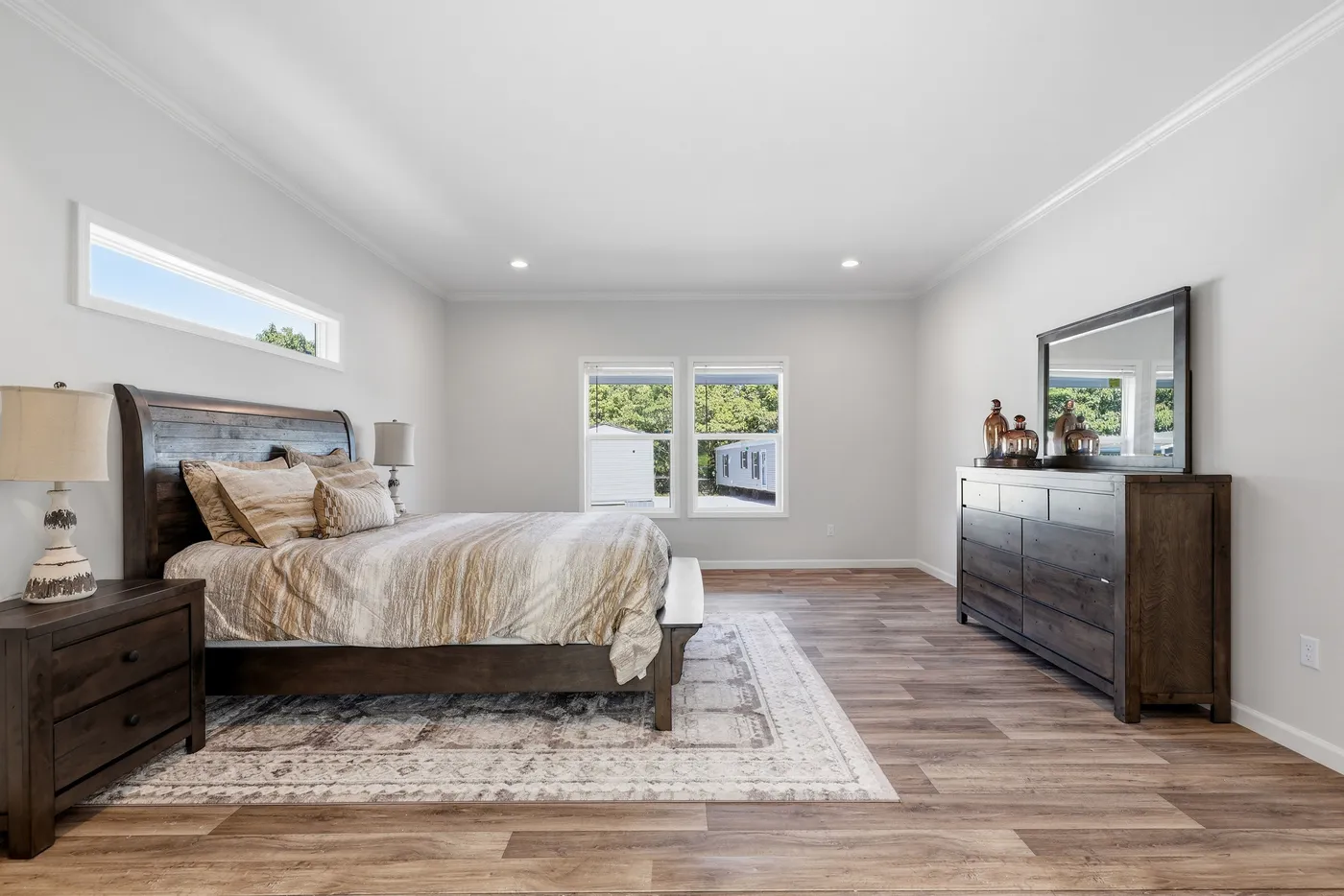 The SOUTHERN CHARM Exterior. This Manufactured Mobile Home features 3 bedrooms and 2 baths.