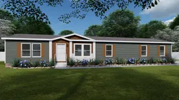 The THE LYON Exterior. This Manufactured Mobile Home features 4 bedrooms and 2 baths.