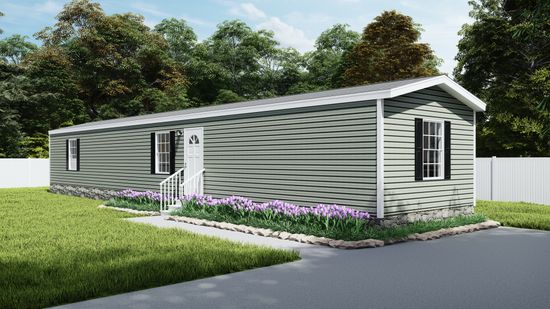The LEGEND 14X66 Exterior. This Manufactured Mobile Home features 3 bedrooms and 2 baths.