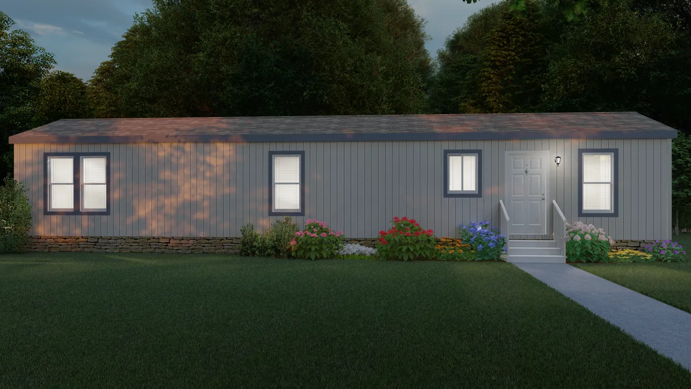 The 1007 COLUMBIA RIVER Exterior. This Manufactured Mobile Home features 2 bedrooms and 2 baths.