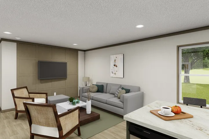 The SYDNEY Exterior. This Manufactured Mobile Home features 3 bedrooms and 2 baths.