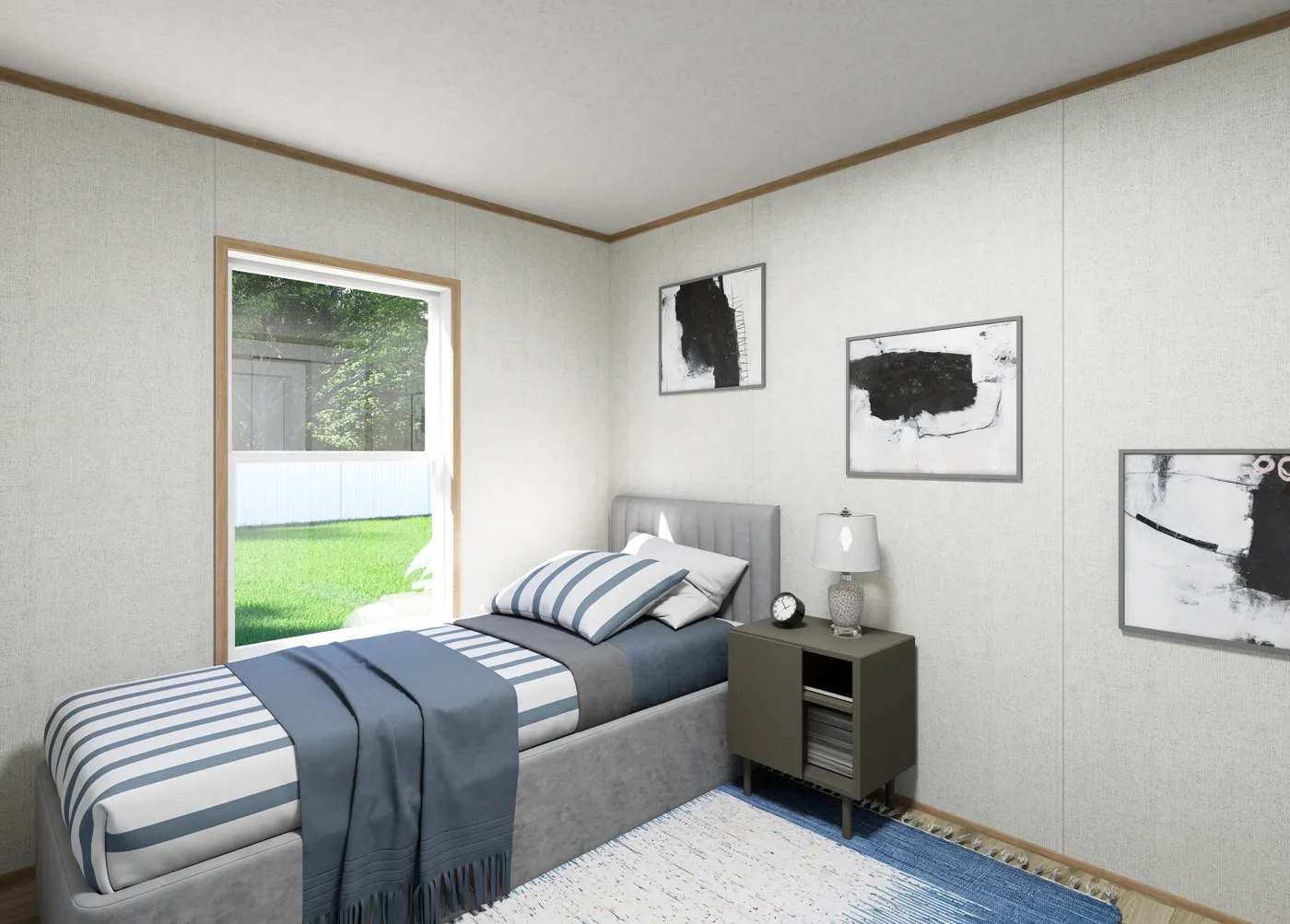 The ASPIRE Exterior. This Manufactured Mobile Home features 3 bedrooms and 2 baths.