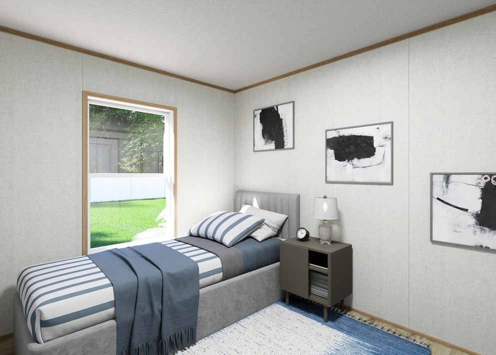 The ASPIRE Exterior. This Manufactured Mobile Home features 3 bedrooms and 2 baths.
