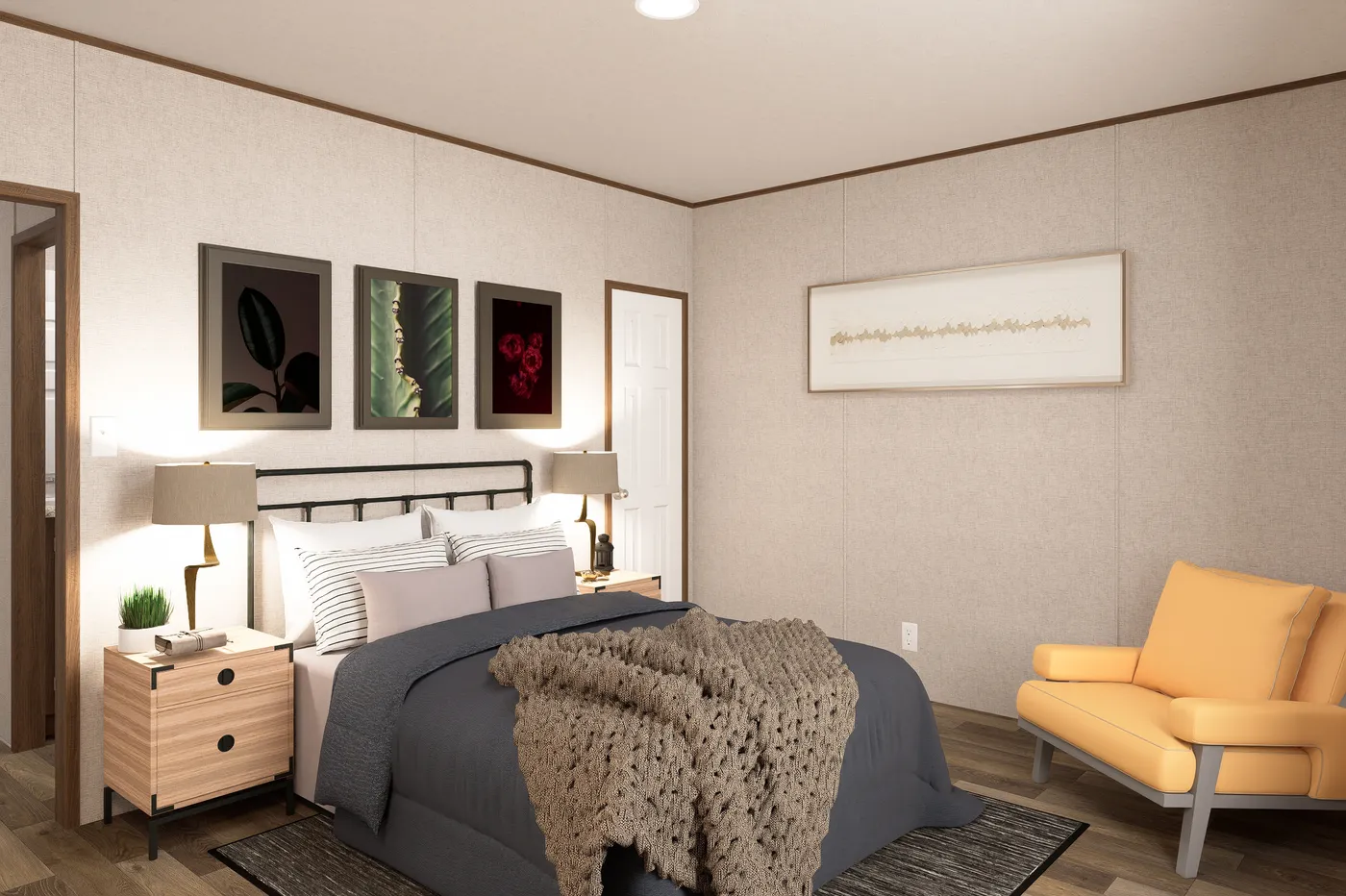 The MAGNOLIA Exterior. This Manufactured Mobile Home features 3 bedrooms and 2 baths.