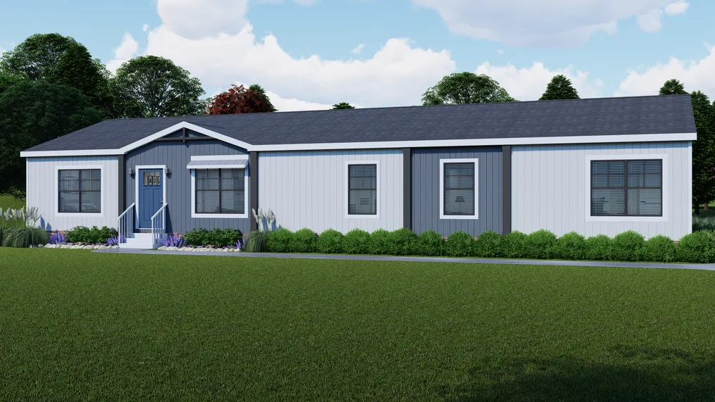 The FARM 4 FLEX ELITE Exterior. This Manufactured Mobile Home features 4 bedrooms and 3 baths.