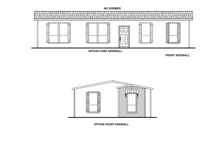The TRAIN Exterior. This Manufactured Mobile Home features 4 bedrooms and 2 baths.