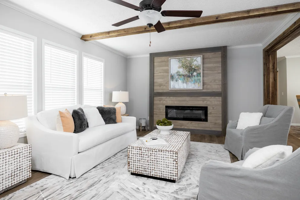 The THE JEFFERSON Exterior. This Manufactured Mobile Home features 3 bedrooms and 2 baths.