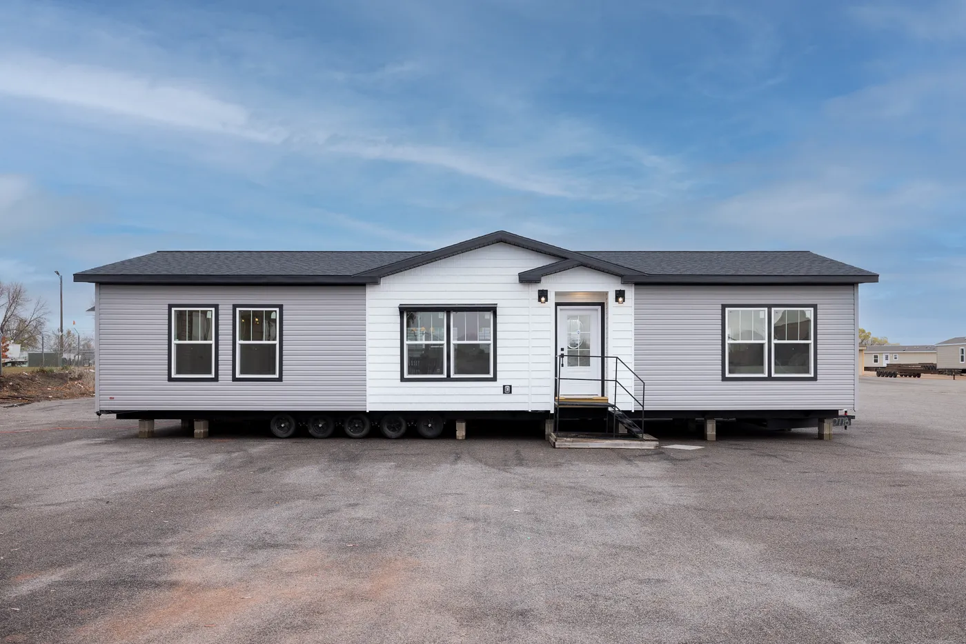 The WINSTON Exterior. This Manufactured Mobile Home features 3 bedrooms and 2 baths.