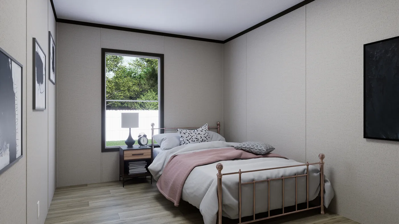 The THE FLOURISH Exterior. This Manufactured Mobile Home features 3 bedrooms and 2 baths.