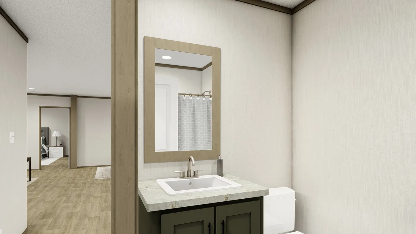 The SUMMIT Exterior. This Manufactured Mobile Home features 4 bedrooms and 3 baths.