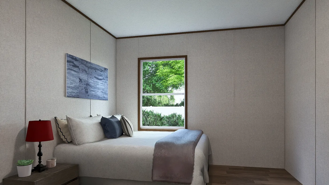 The REDWOOD Exterior. This Manufactured Mobile Home features 5 bedrooms and 3 baths.