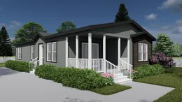 The THE COLONIAL Exterior. This Manufactured Mobile Home features 3 bedrooms and 2 baths.