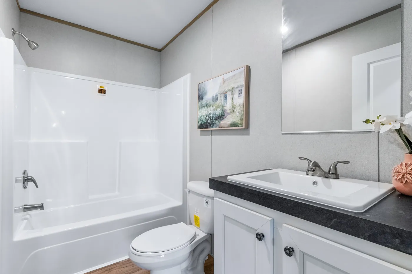 The HAVEN Exterior. This Manufactured Mobile Home features 3 bedrooms and 2 baths.