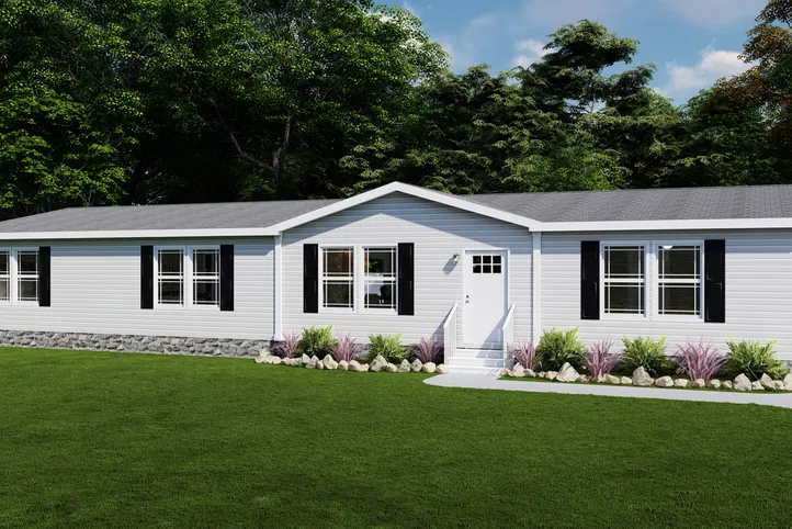 The TAHOE 3272A Exterior. This Manufactured Mobile Home features 3 bedrooms and 2 baths.