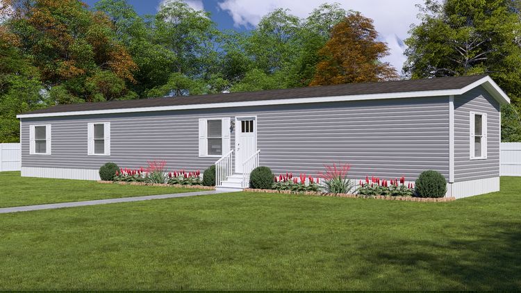 The BLAZER 76 4A Exterior. This Manufactured Mobile Home features 4 bedrooms and 2 baths.