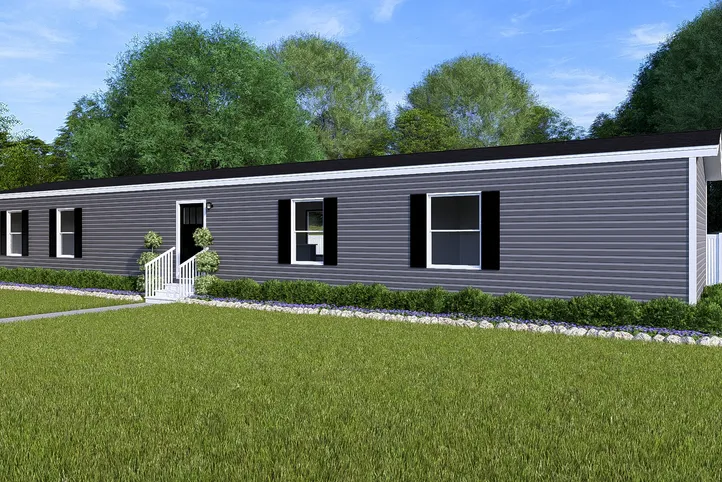 The BALANCE Exterior in Flint Vinyl. This Manufactured Mobile Home features 3 bedrooms and 2 baths.