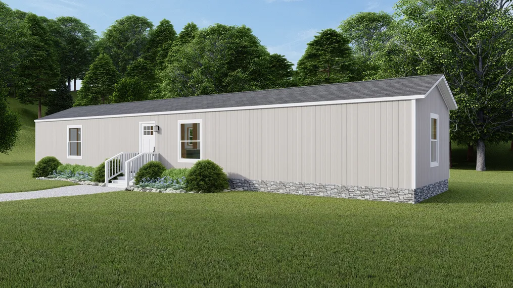 The TUSCANY Exterior. This Manufactured Mobile Home features 2 bedrooms and 2 baths.