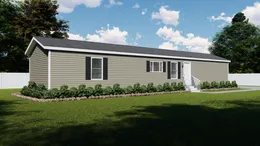 The 4202 "HATTERAS" 6616 Exterior. This Manufactured Mobile Home features 3 bedrooms and 2 baths.