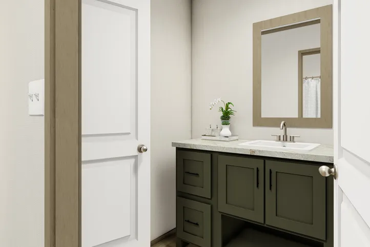 The SUMMIT Exterior. This Manufactured Mobile Home features 4 bedrooms and 3 baths.