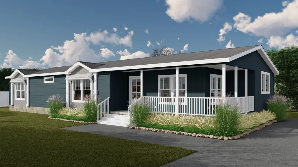 The THE SEDONA Exterior. This Manufactured Mobile Home features 3 bedrooms and 2 baths.