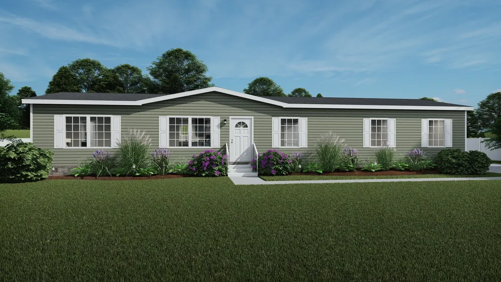 The ULTRA PRO 4 BR 28X68 Exterior. This Manufactured Mobile Home features 4 bedrooms and 2 baths.