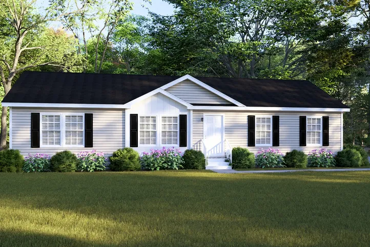The 3542 MOD 56X28 CAVALIER SELECT Exterior. This Modular Home features 3 bedrooms and 2 baths.