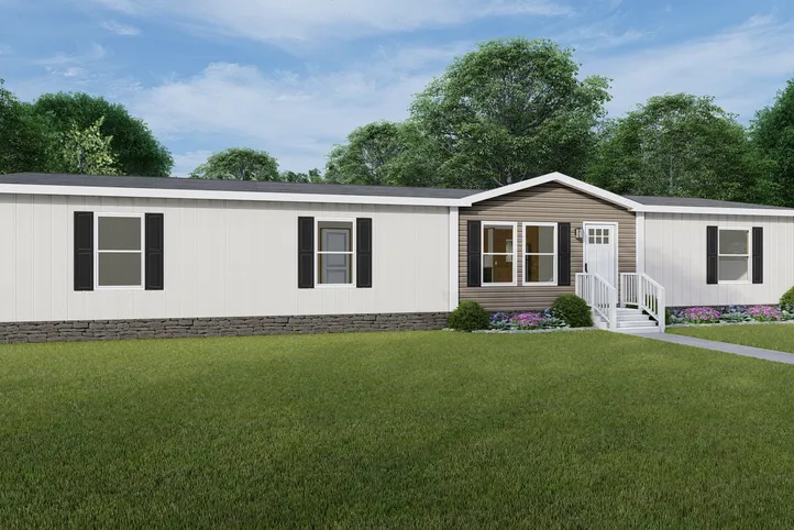 The MOROCCO Exterior. This Manufactured Mobile Home features 4 bedrooms and 2 baths.