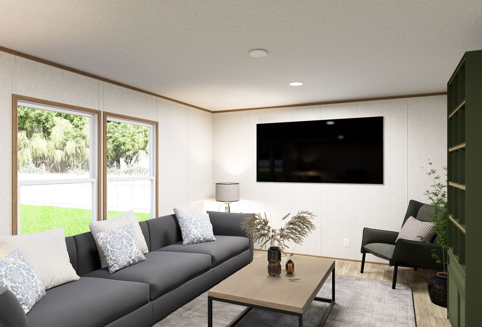The HAVEN Exterior. This Manufactured Mobile Home features 3 bedrooms and 2 baths.