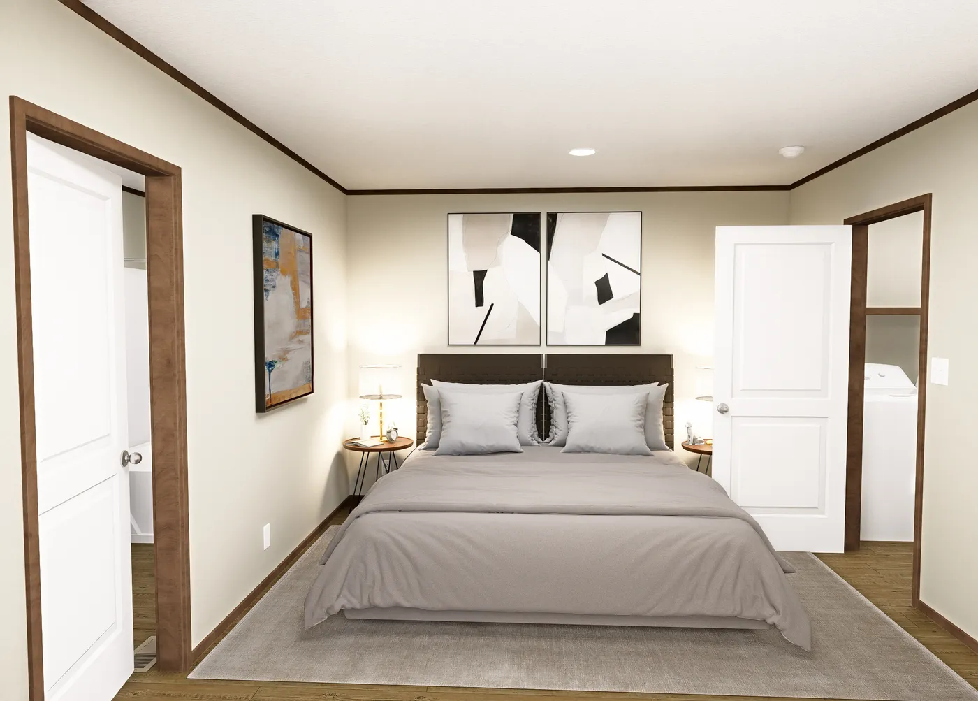 The HUDSON Exterior. This Manufactured Mobile Home features 3 bedrooms and 2 baths.
