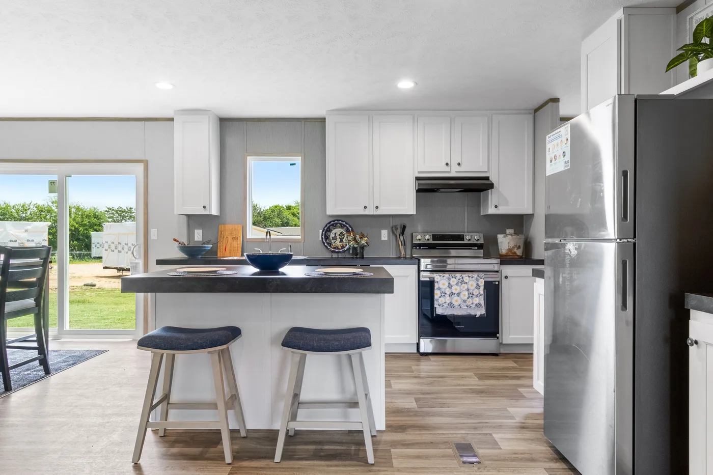 The HAVEN Exterior. This Manufactured Mobile Home features 3 bedrooms and 2 baths.
