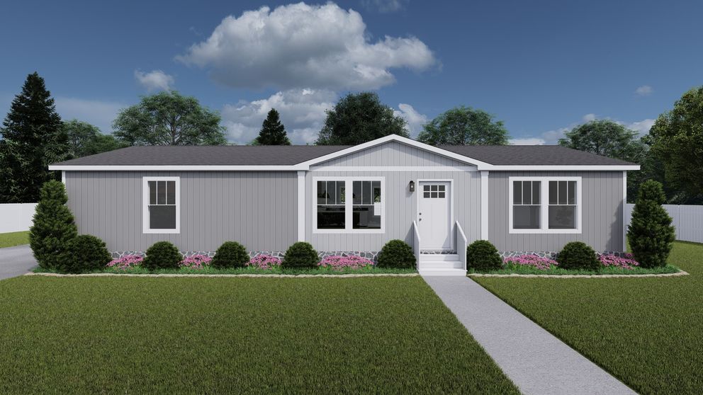 The LIMELIGHT Exterior. This Manufactured Mobile Home features 3 bedrooms and 2 baths.
